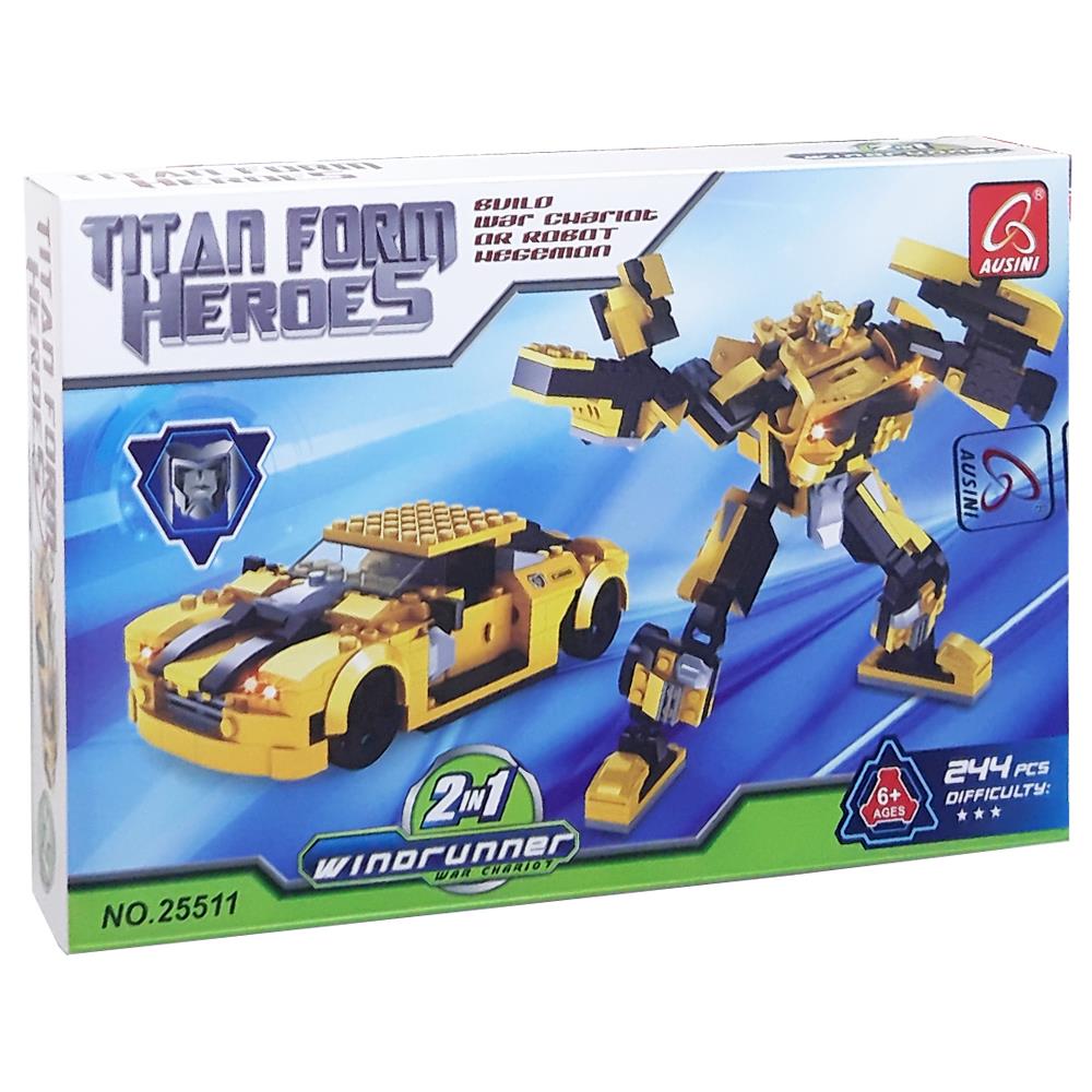 Mega Oyuncak Ausini City Robot 224 Parça BIG25511