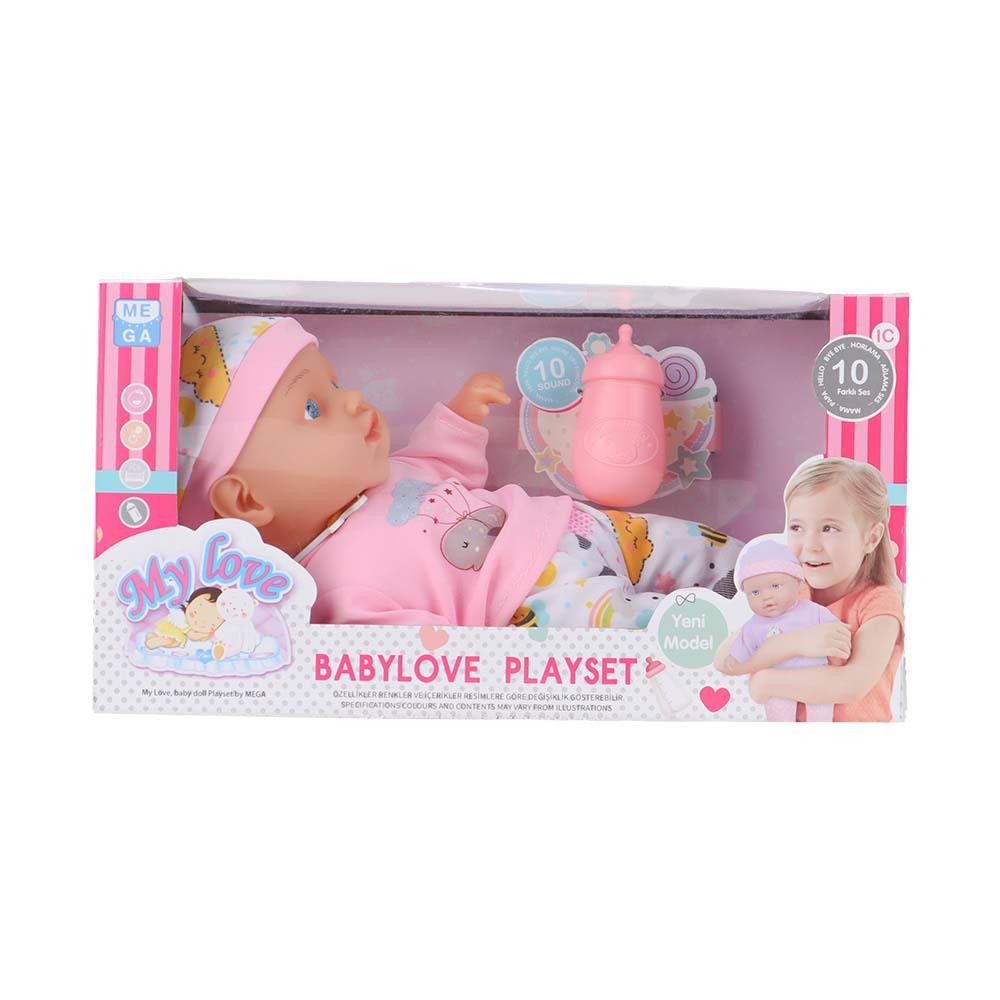 Mega Oyuncak Babydoll My Love Sesli Bebek 30 Cm