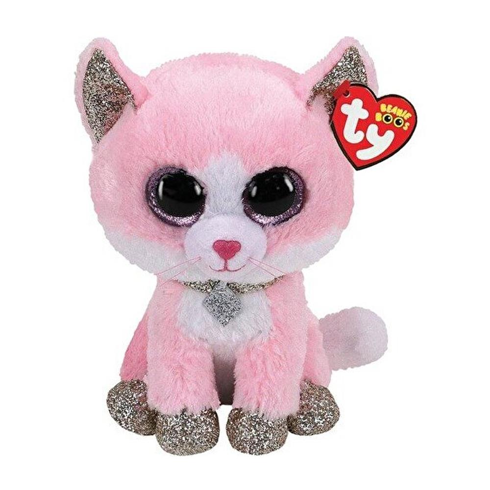 Mega Oyuncak Ty Beanie Boo Fiona Pembe Kedi 15 cm. 36366