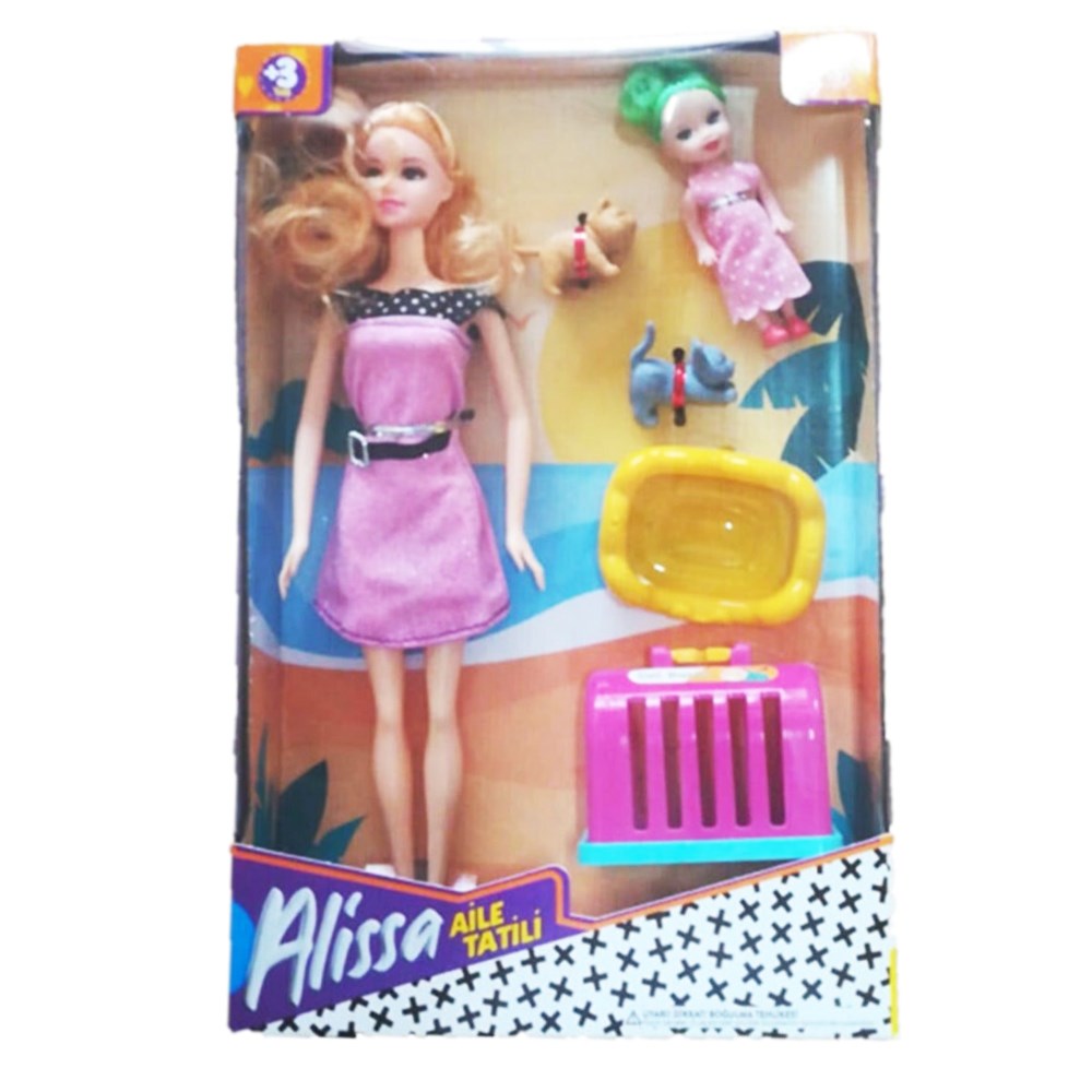 Mgs Oyuncak Alissa Peti Ve Kızıyla Tatilde URT-19-3903