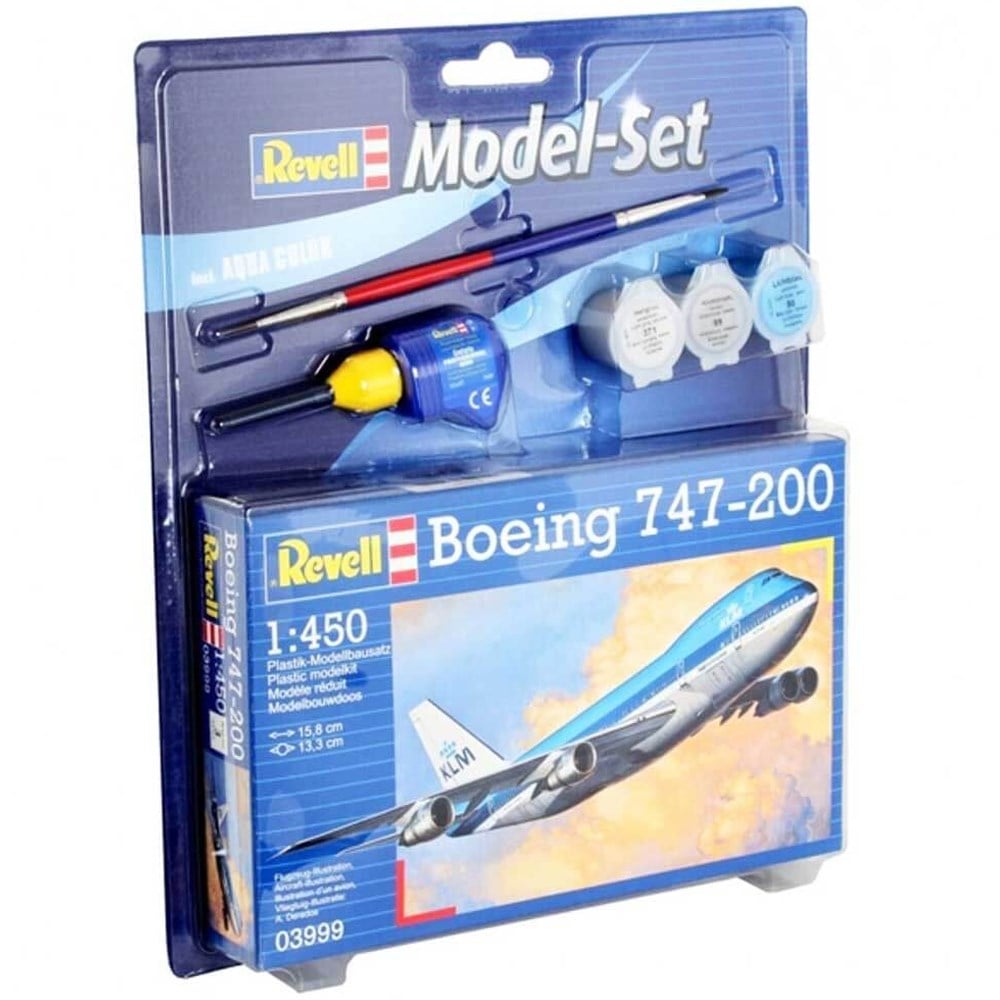 Model Set Nakliye Uçak Boeing 747-200 VBU63999 1:450