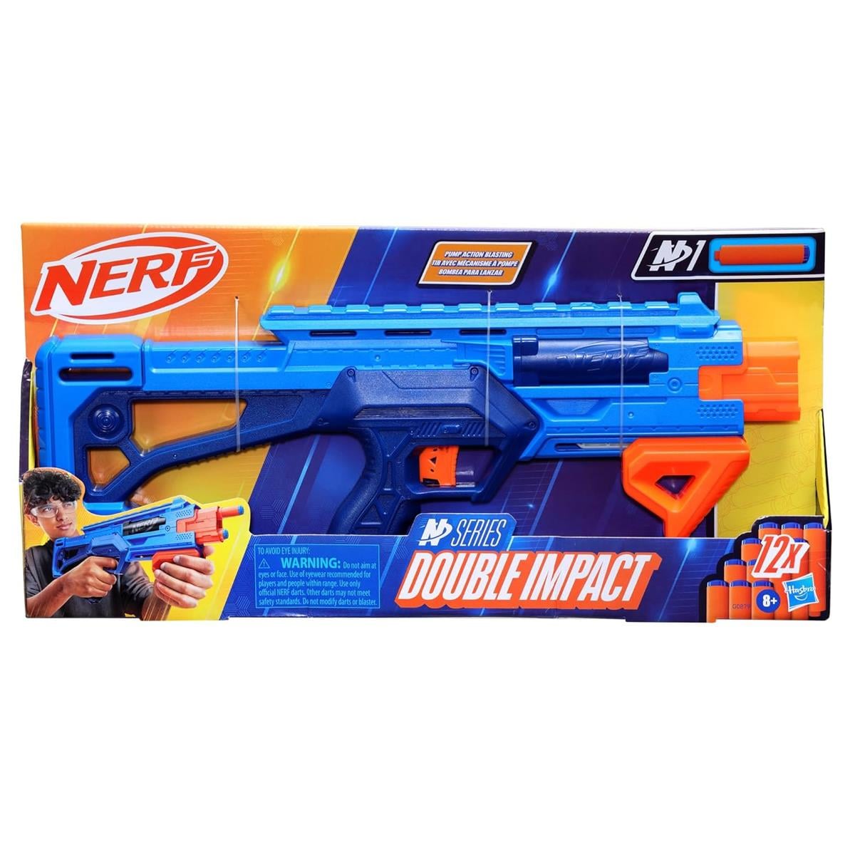 Nerf Çift Atışlı Oyuncak Silah G0879