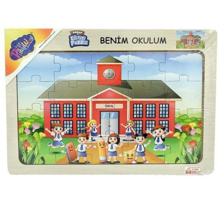 ONY-101/102/103/104 AHSAP EGITICI PUZZLE / BENIM OKULUM
