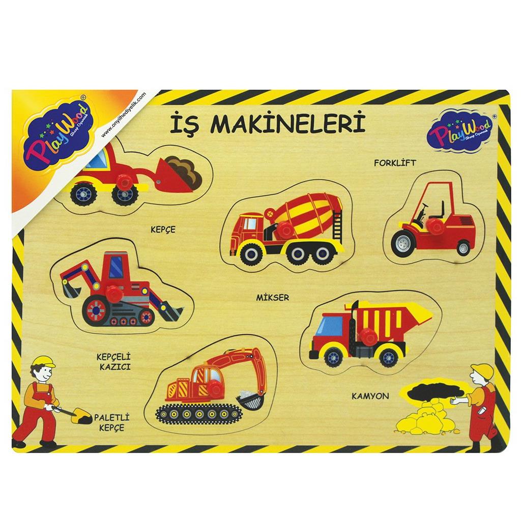 Onyıl Oyuncak Ahşap Tutmalı İş makinaları ONY-194/195