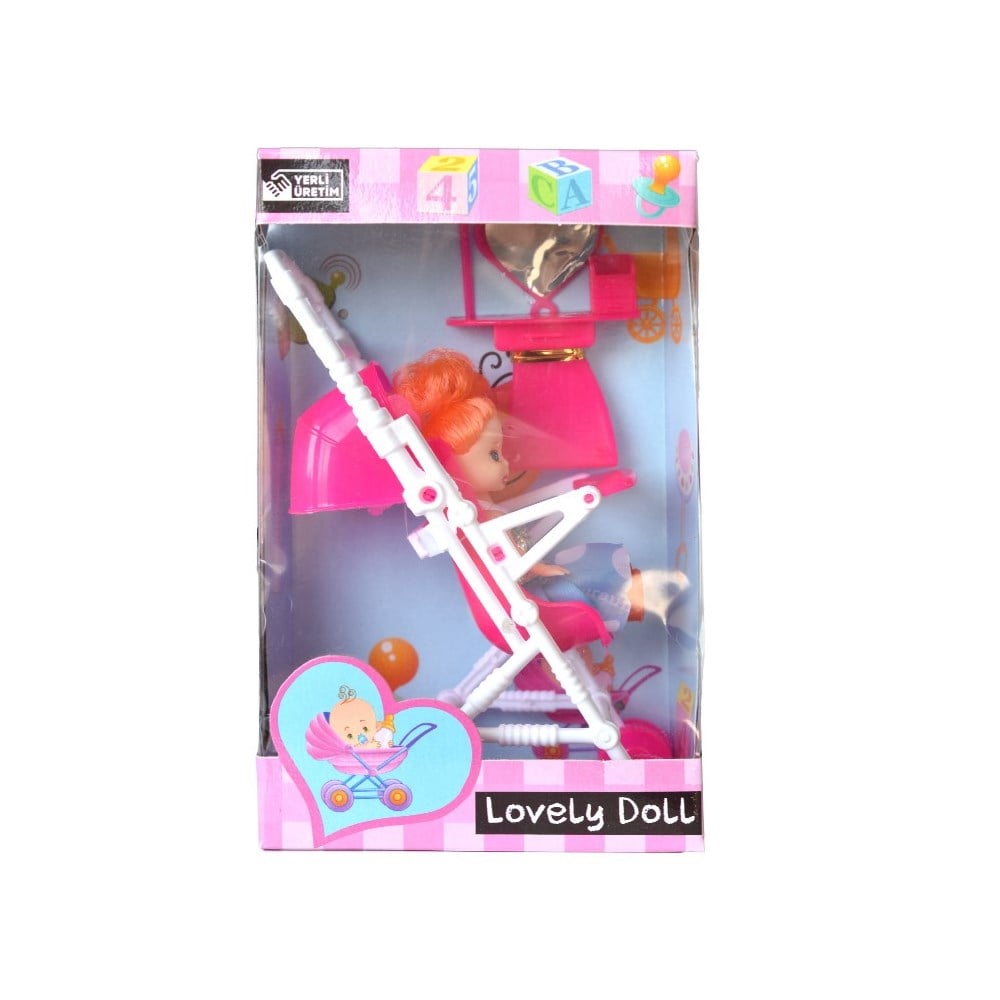 Oydaş Oyuncak 12 Li Stand Anlily Bebekli Puset OYD-02283