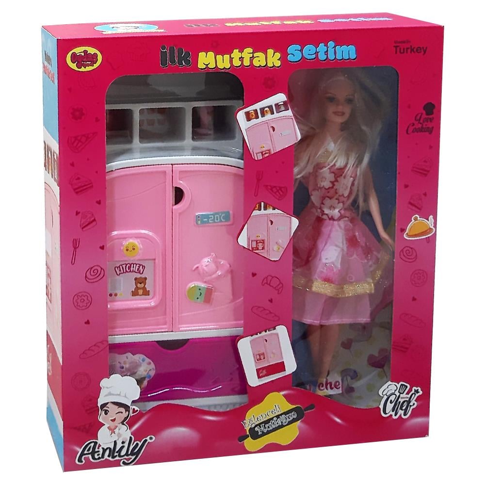 Oydaş Oyuncak İlk Mutfak Setim Buzdolabı Bebekli OYD-02369