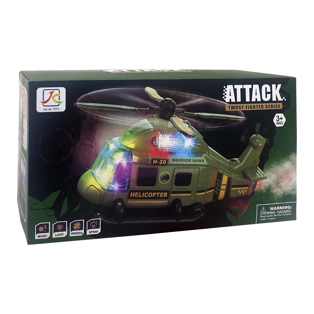Pasifik Oyuncak Pilli Işıklı Duman Atan Helikopter 8844