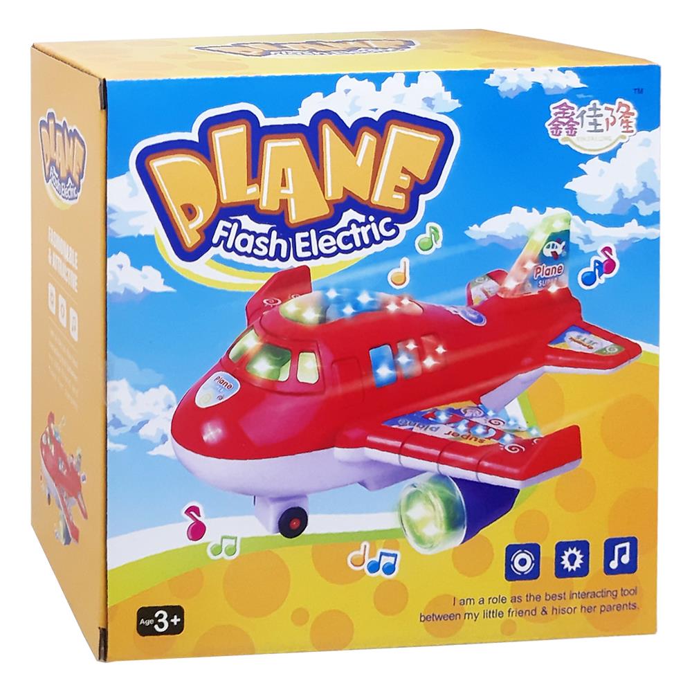 Pasifik Oyuncak Pilli Işıklı Müzikli Uçak WH-3044