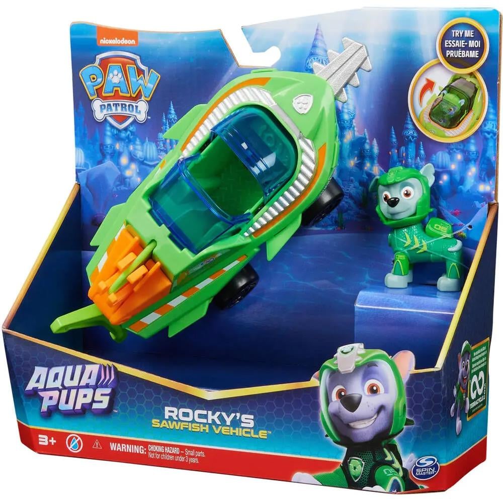 Paw Patrol Aqua Temalı Araç Rocky 00044672 SUN-SPM-FIGUR SET