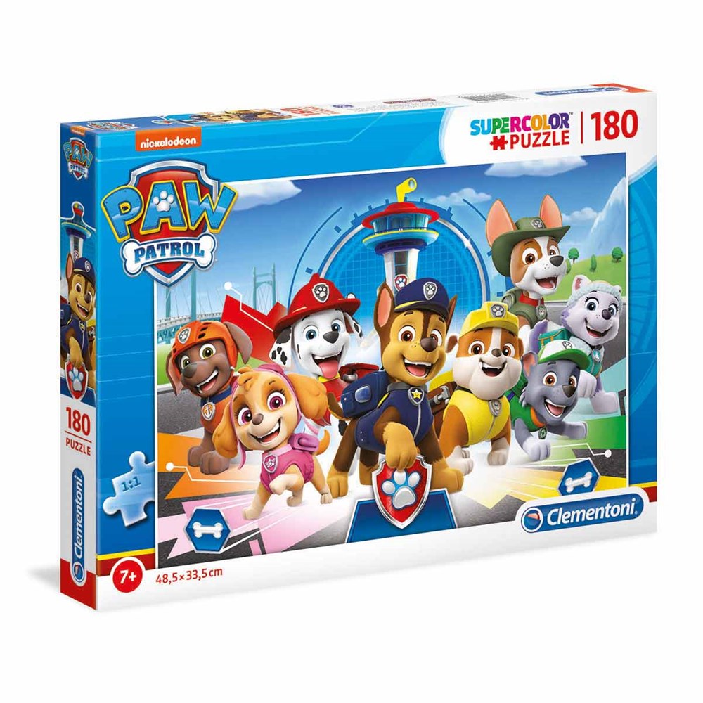 Paw Patrol İş Başında 180 Parça Supercolor Puzzle 29105