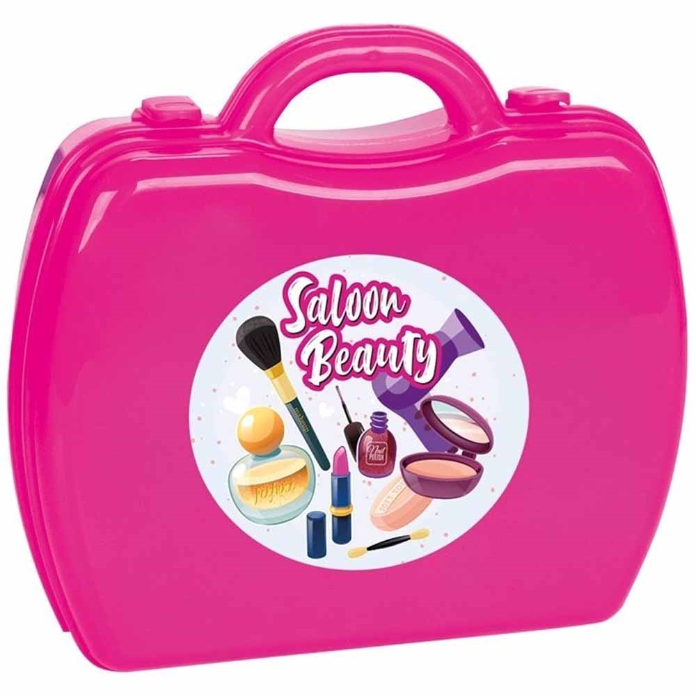 Pembe Aksesuarlı Çantalı Makyaj Seti 21 Parça 03562