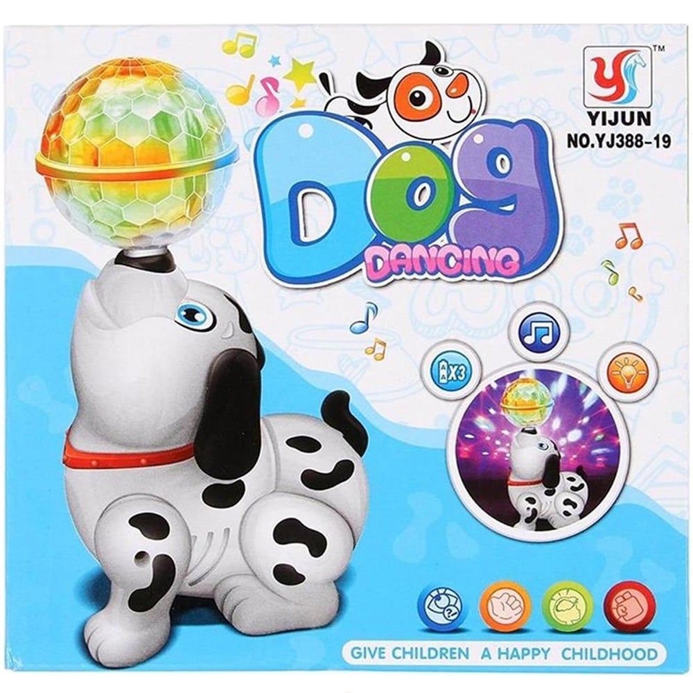 Pilli Sesli Işıklı Dansçı Köpek YJ388-19