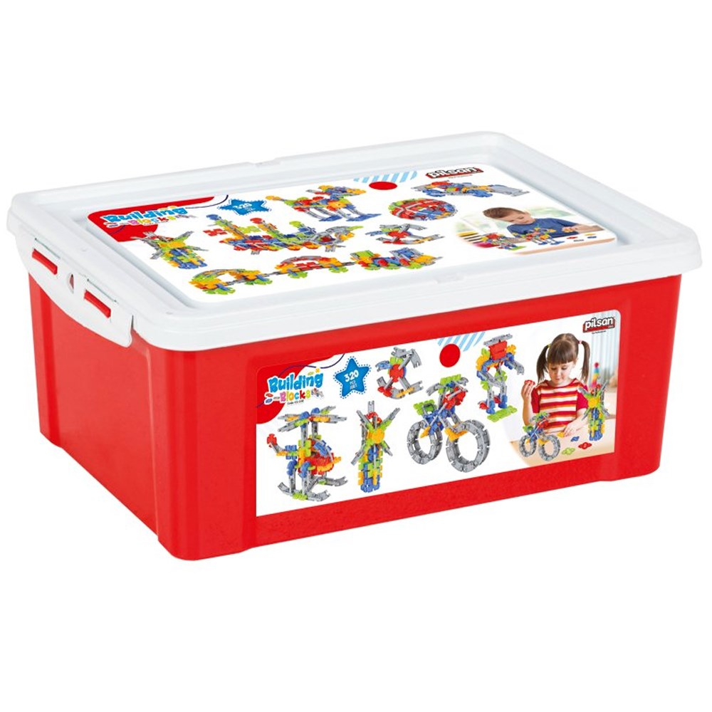 Pilsan Building Bloklar 320 Parça (10 Litre Saklama Kabında) 03508