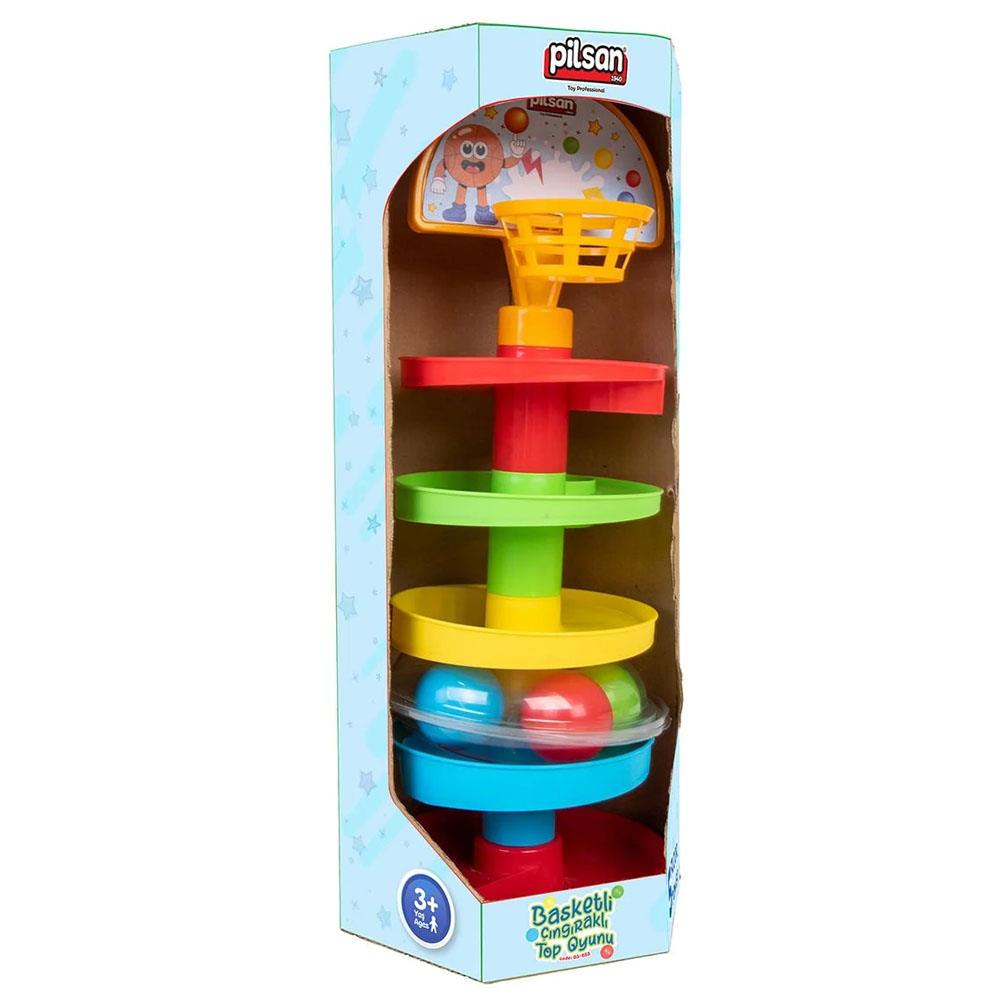 Pilsan Oyuncak Basketli Çıngıraklı Top Oyunu 03653