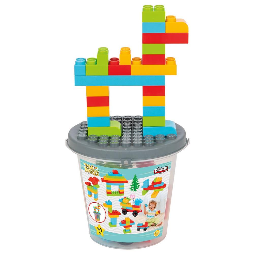 Pilsan Oyuncak Midi Blocks 49 Parça 03586