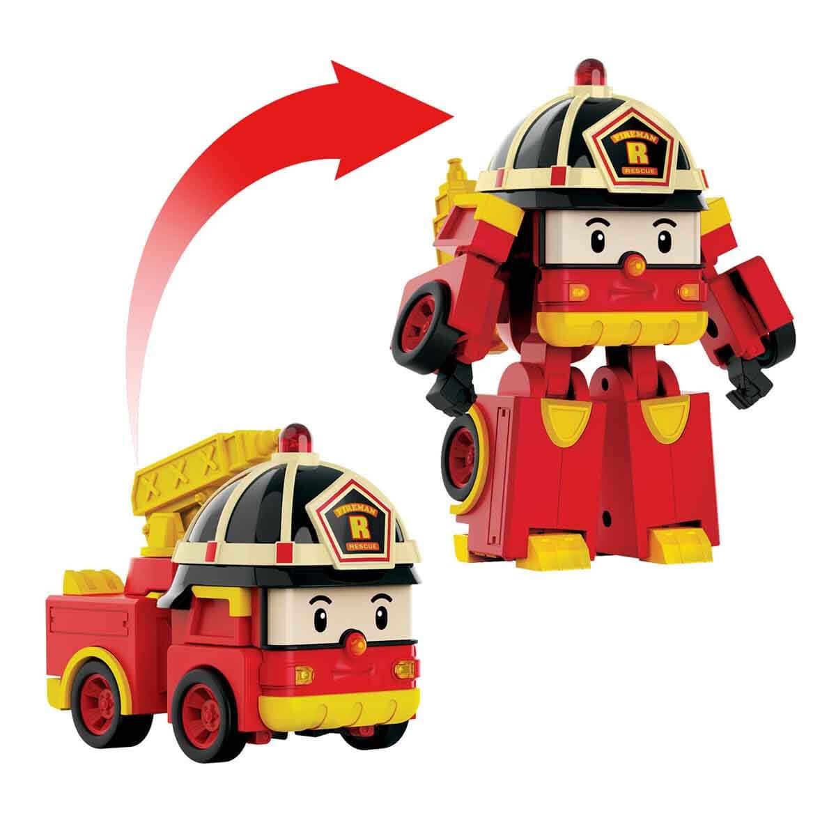 POLI/MRT686 ROBOCAR POLI BUYUK TRANSFORMING ROBOT ROY (SESLI VE ISIKLI)