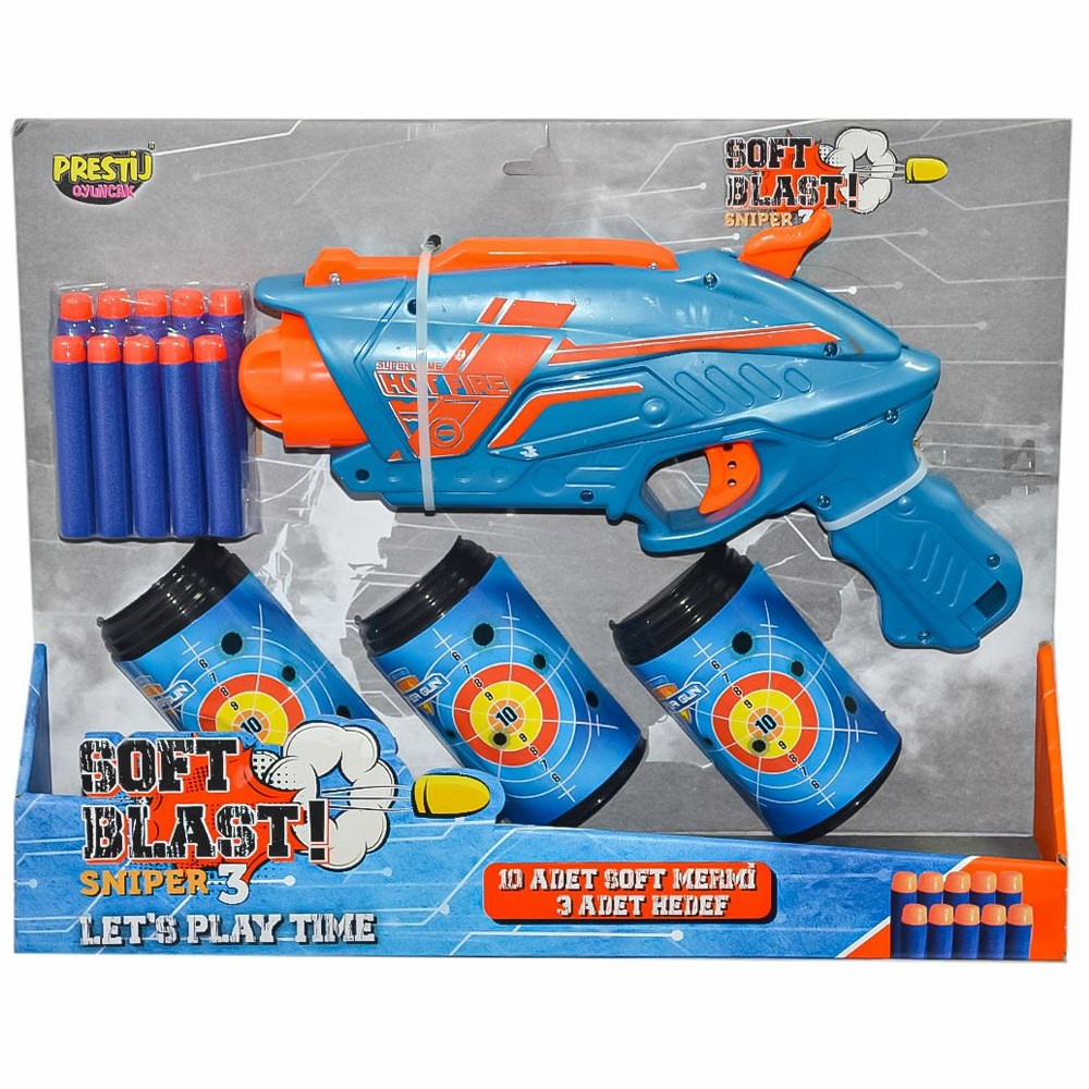 Prestij Oyuncak Hedefli Sniper 3 Dart Fırlatıcı FAB.1603