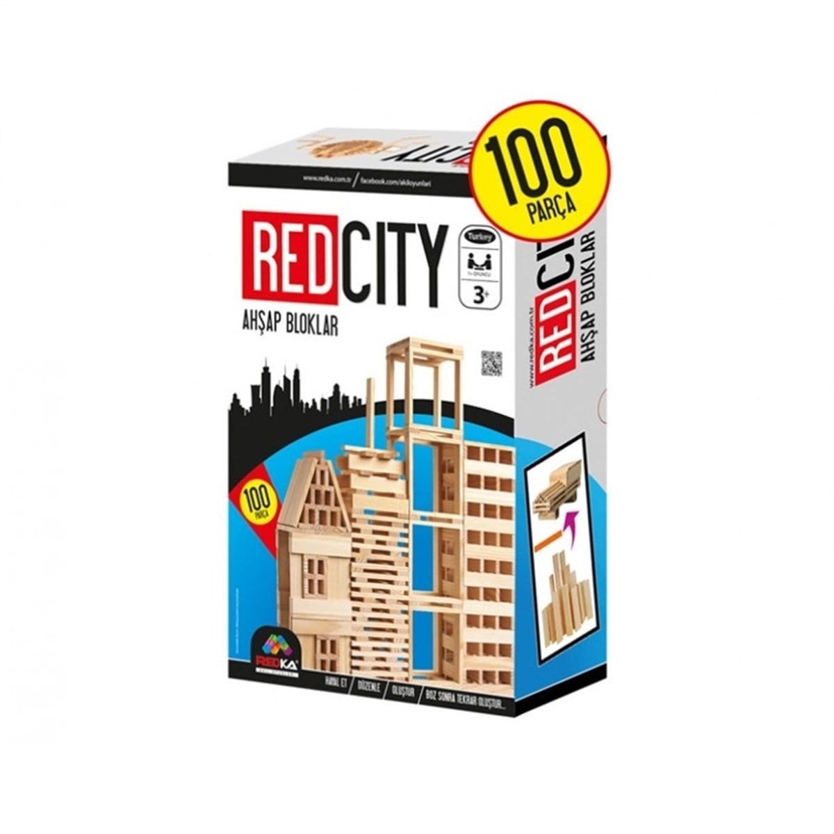 Redka Red City Ahşap Blokları