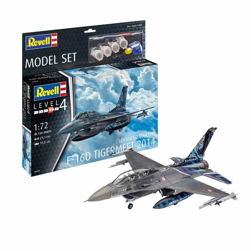 Revell 1:72 M.Set F-16D Tigermeet 192. Filo Uçak VBU63844