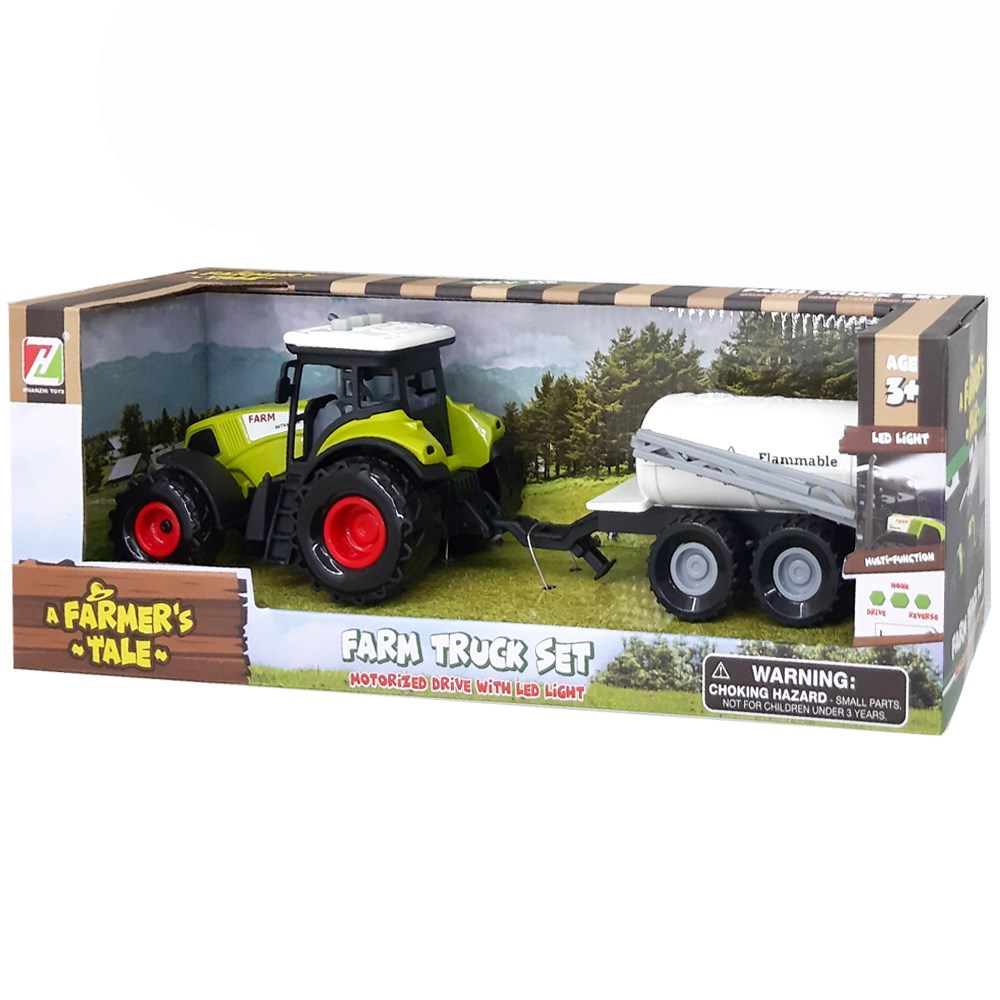 Römorklu Traktör Işıklı Sesli KZL-550-3E