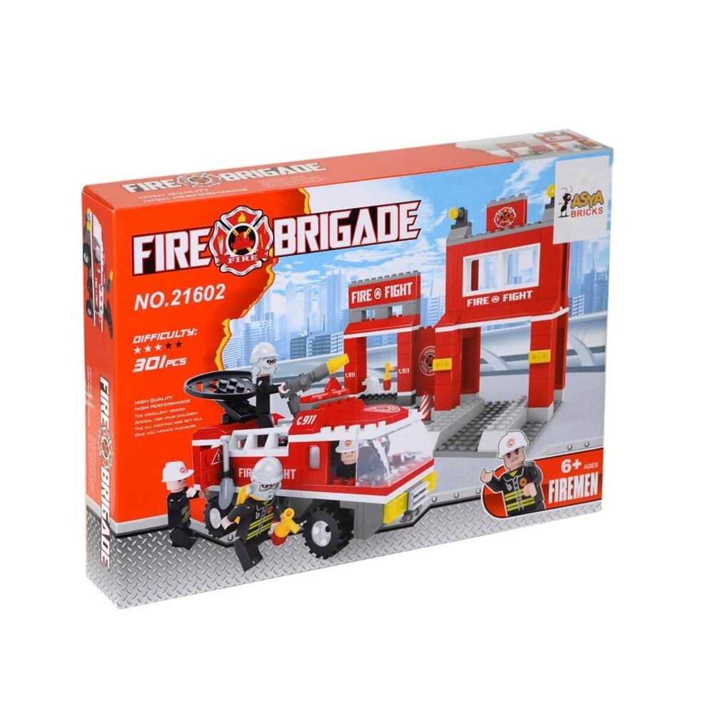 Samatlı Ant Bricks Fire Fight 301 Parça İtfaiye Blok Seti
