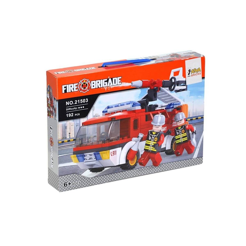 Samatlı Fıre Brıgade 192 Parça İtfaiye Bricks Lego Set