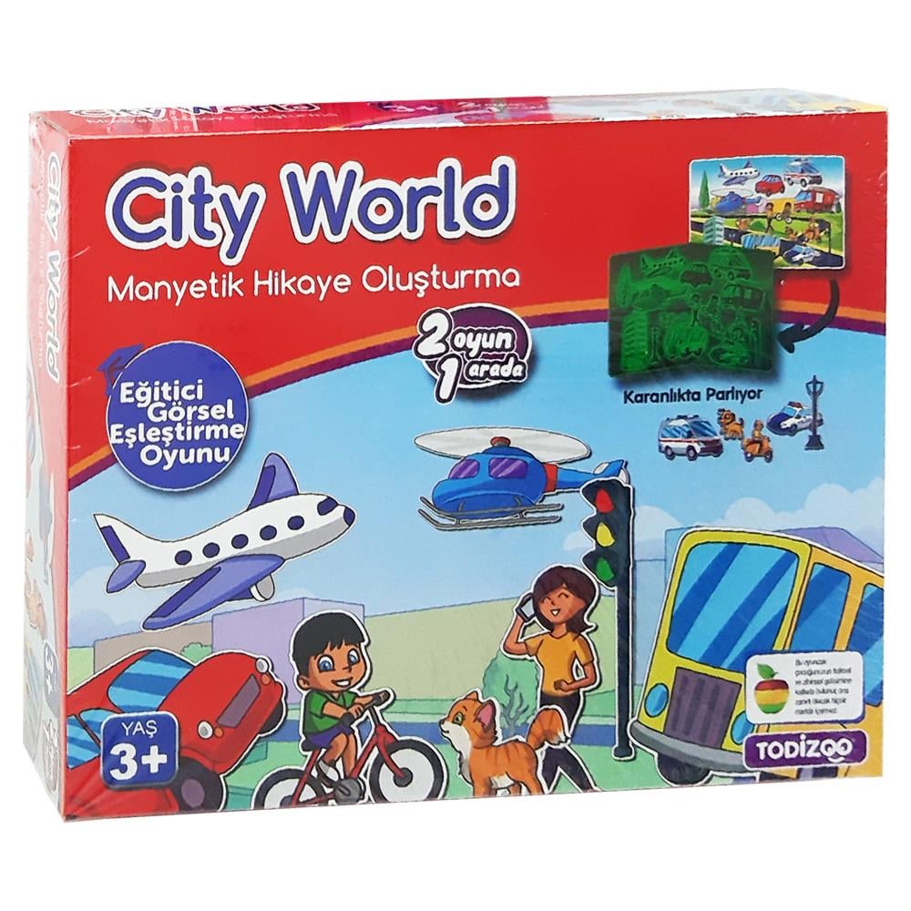 Samatlı Oyuncak City World Manyetik Hikaye Oluşturma 83917