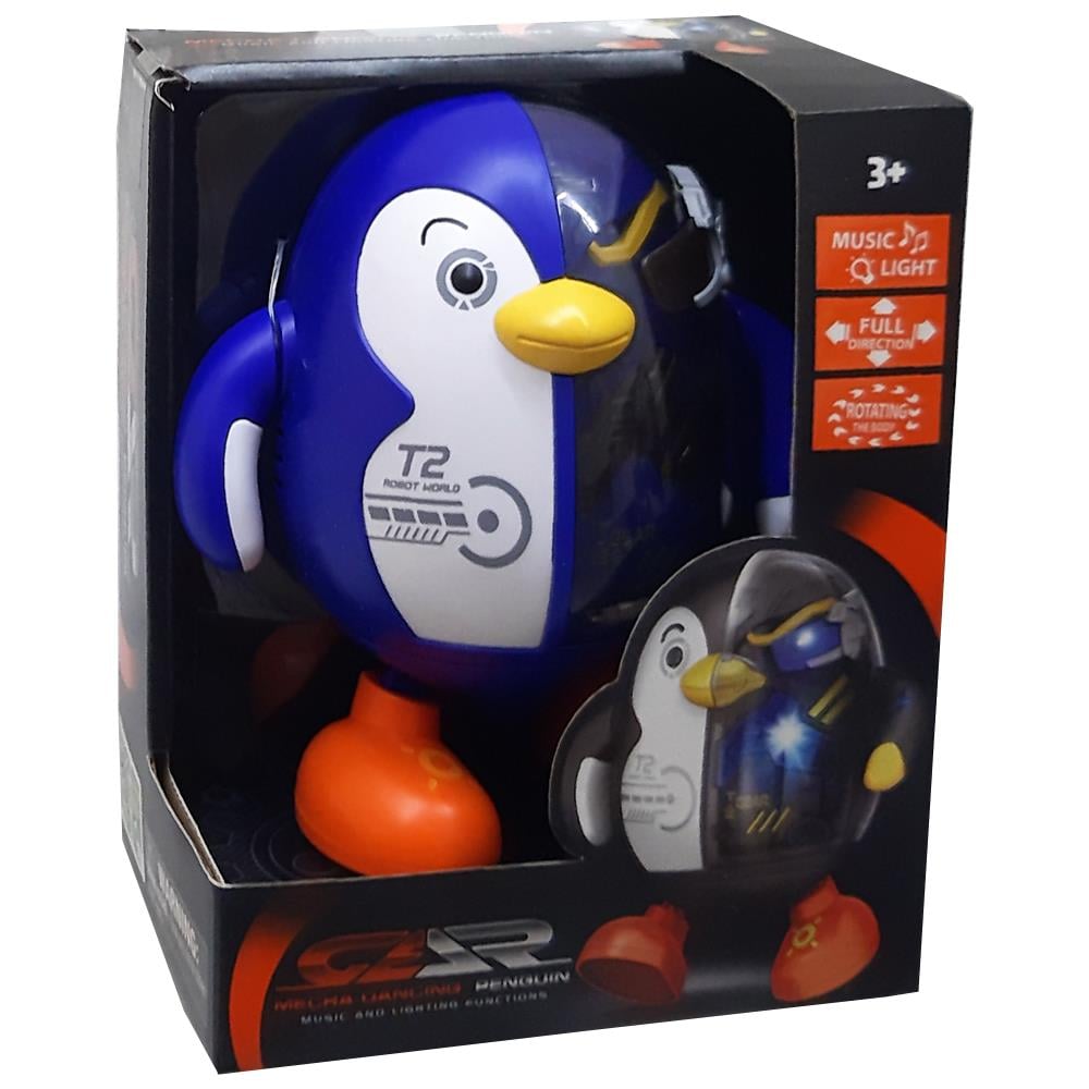 Samatlı Oyuncak Işıklı Müzikli Penguen Robot T-2A