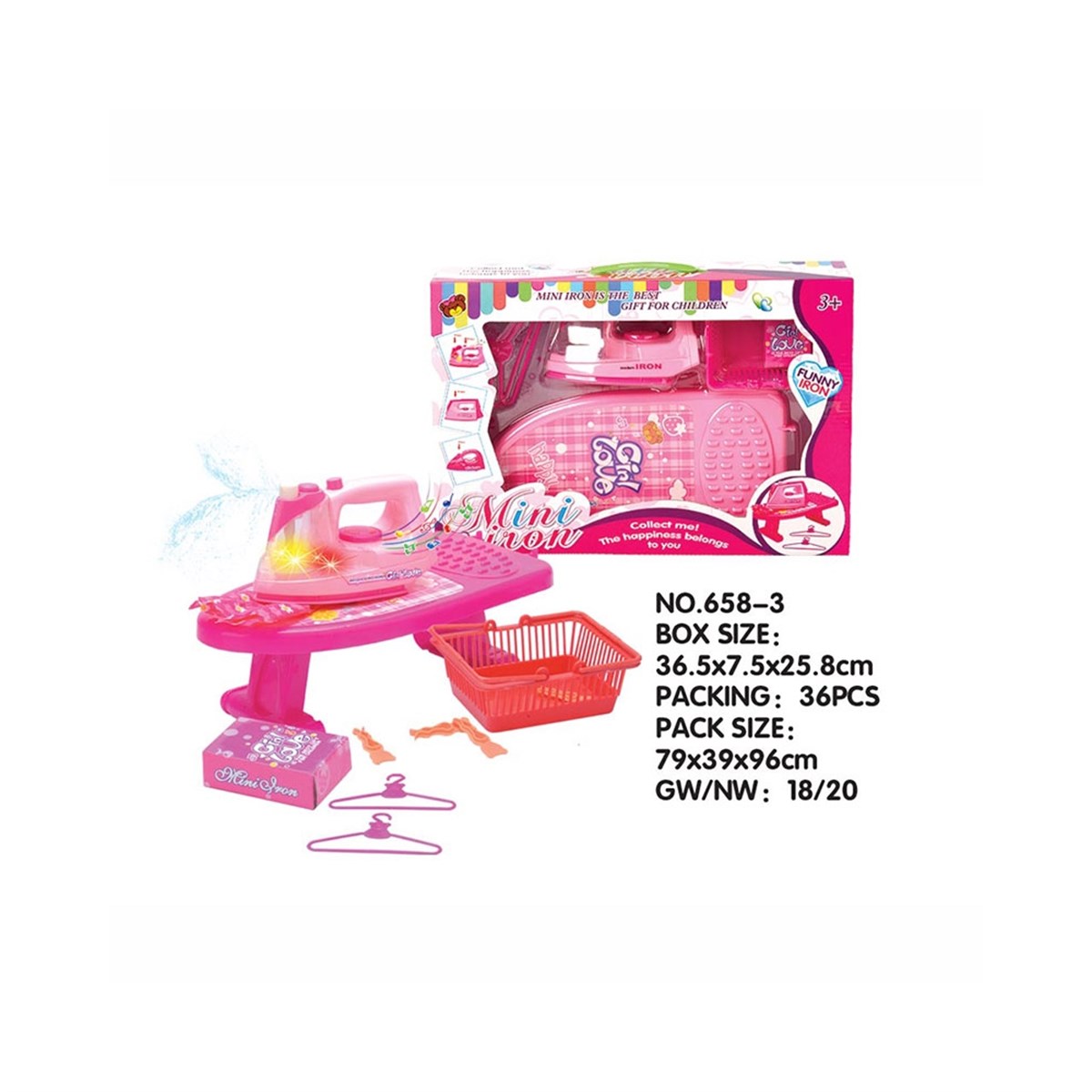 Samatlı Oyuncak Masalı Ütü Seti