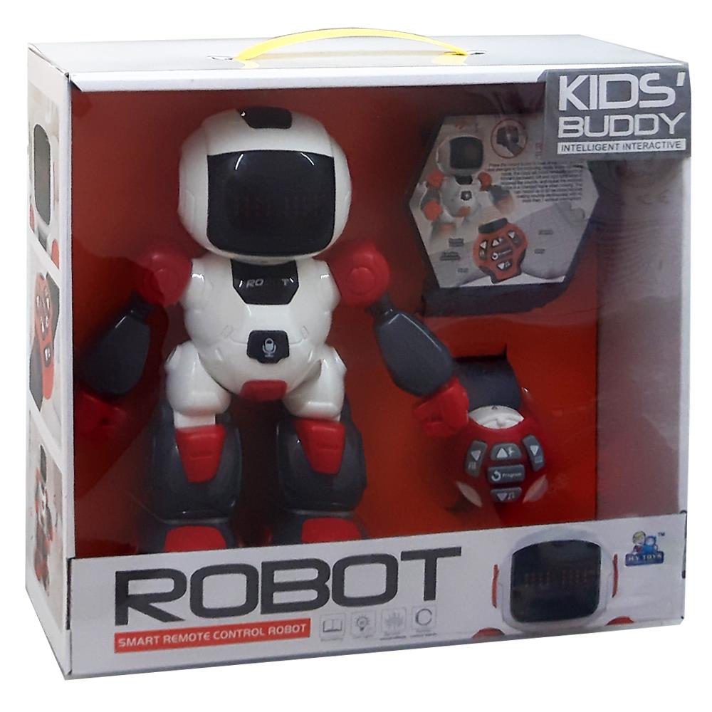 Samatlı Oyuncak Uzaktan Kumandalı Işıklı Sesli Yürüyen Robot 616-1
