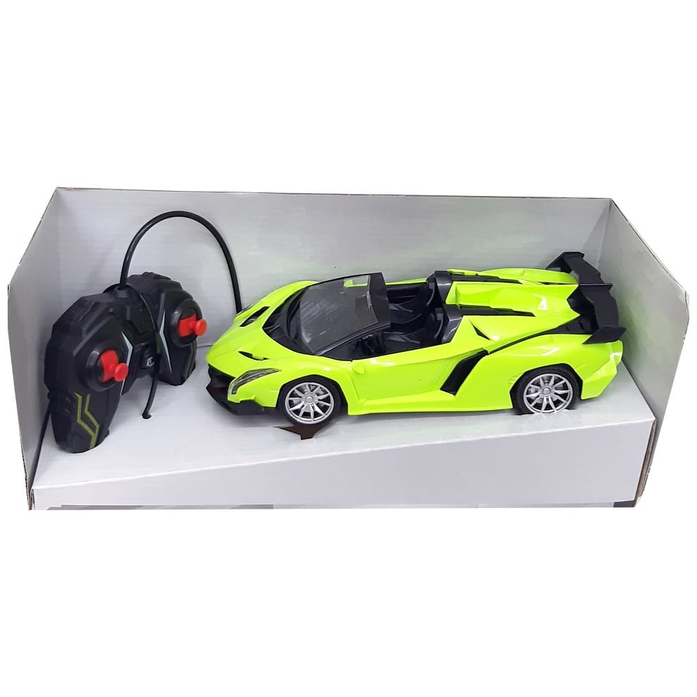 Şarjlı Lambo Spor Araba Yeşil 20 Cm 1:18 797-28