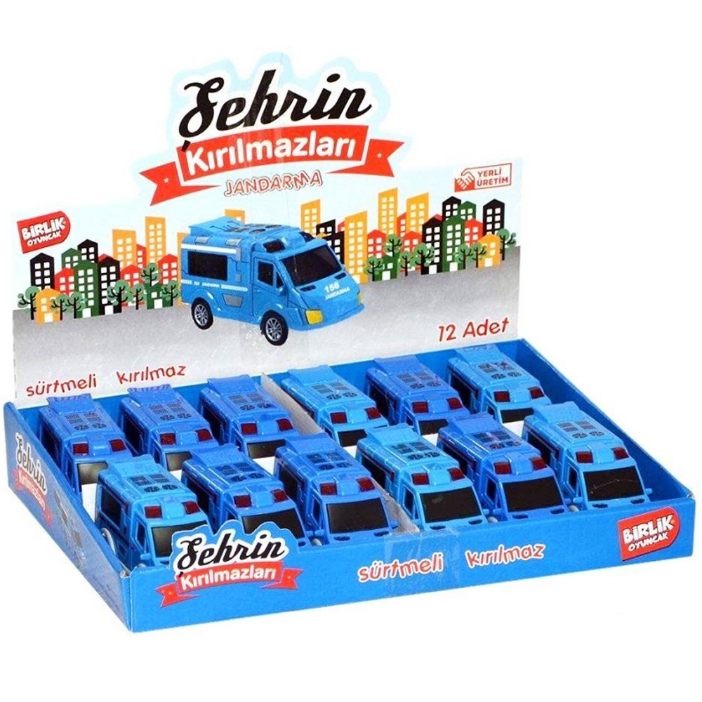 Şehrin Kırılmazları Mavi Sürtmeli Jandarma 12 Cm URT004-04
