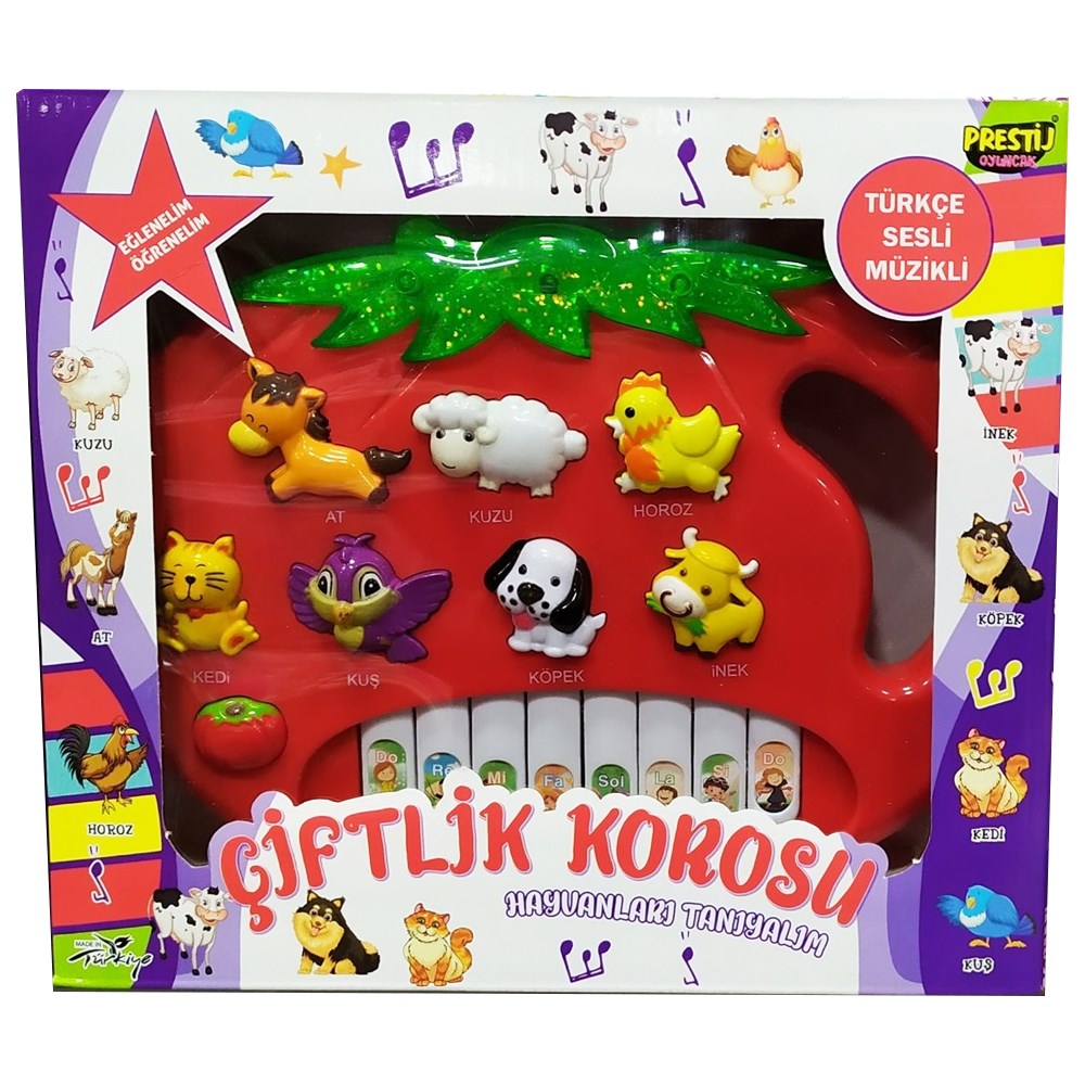 Sesli Müzikli Pilli Çiftlik Korosu Piyano FAB.PR-21