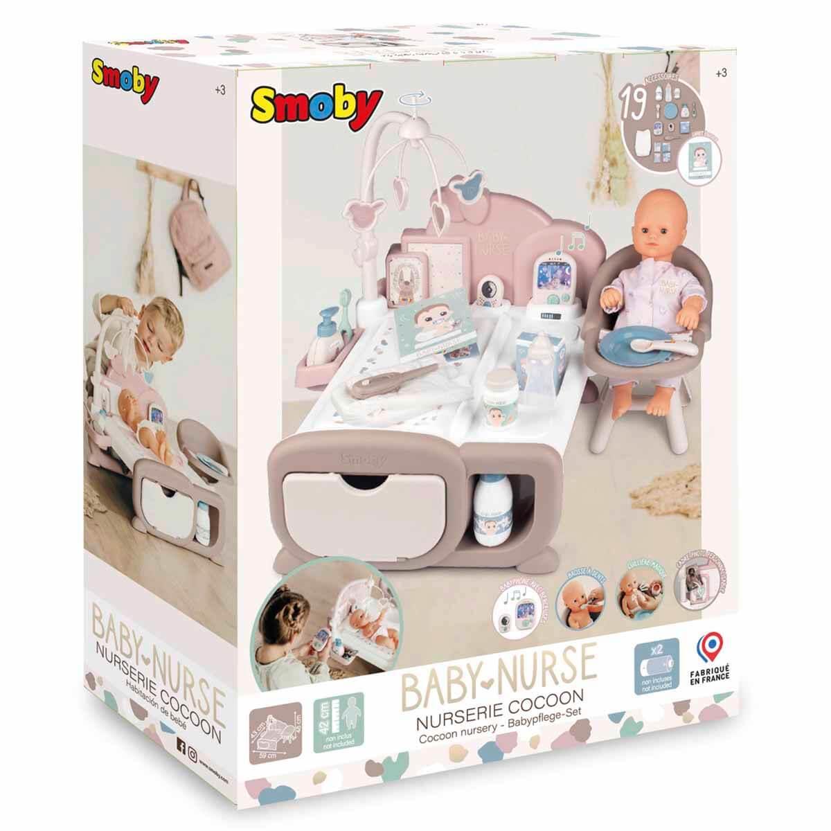Simba Oyuncak Smoby Baby Nurse 3'ü 1 Arada Bebek Oyun Seti 7600220379