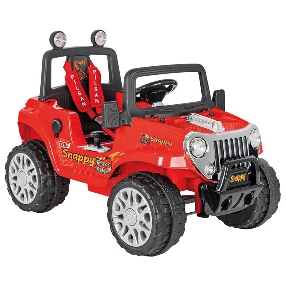 Snappy 12Volt Akülü Araba Jeep (KIRMIZI VEYA MAVİ)