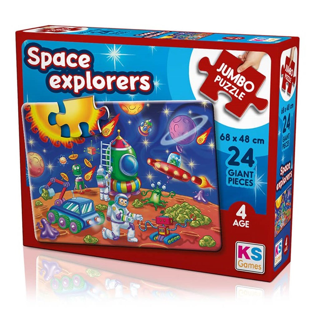 Space Explorers Jumbo 24 Parça JP 31011