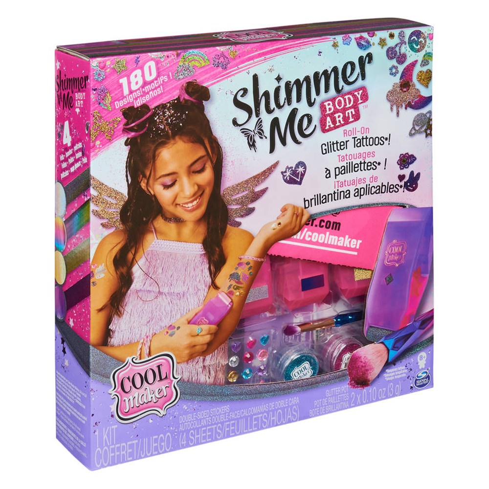 Spinmaster Cool Maker Shimmer Me Body Art Studio 6061176