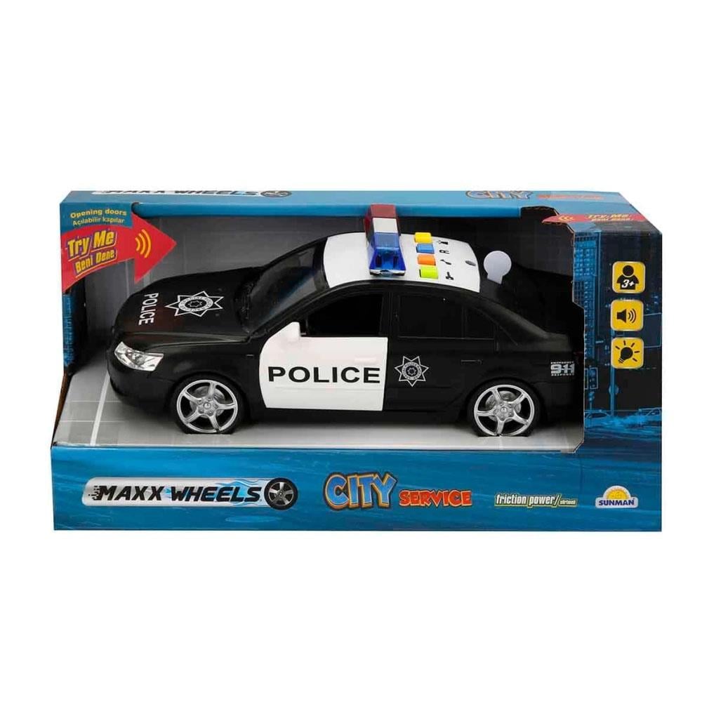 Sunman Oyuncak 1:16 Sesli Işıklı Polis ve Taksi 00010560