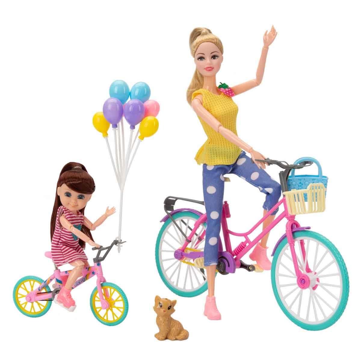 Sunman Oyuncak Belissa ve Annesi Bisiklet Yolculuğu 30 Cm 51808 00003047