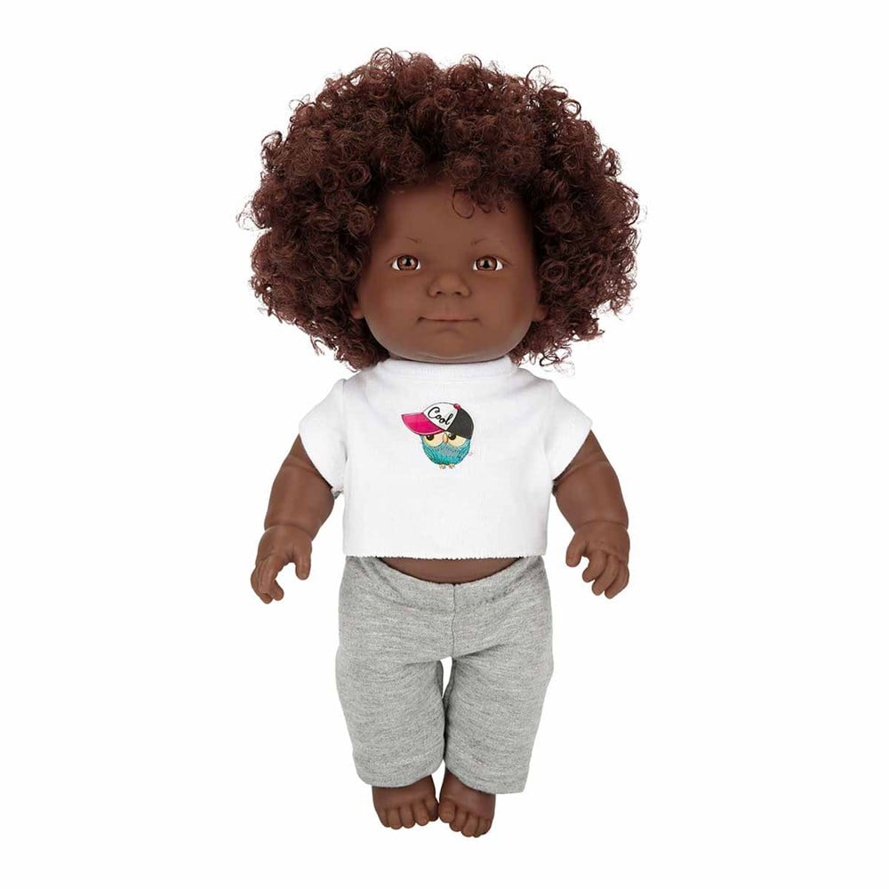 Sunman Oyuncak Dada Kıvırcık Saçlı Bebek 35 Cm 03530 SUN-SABC-DZM