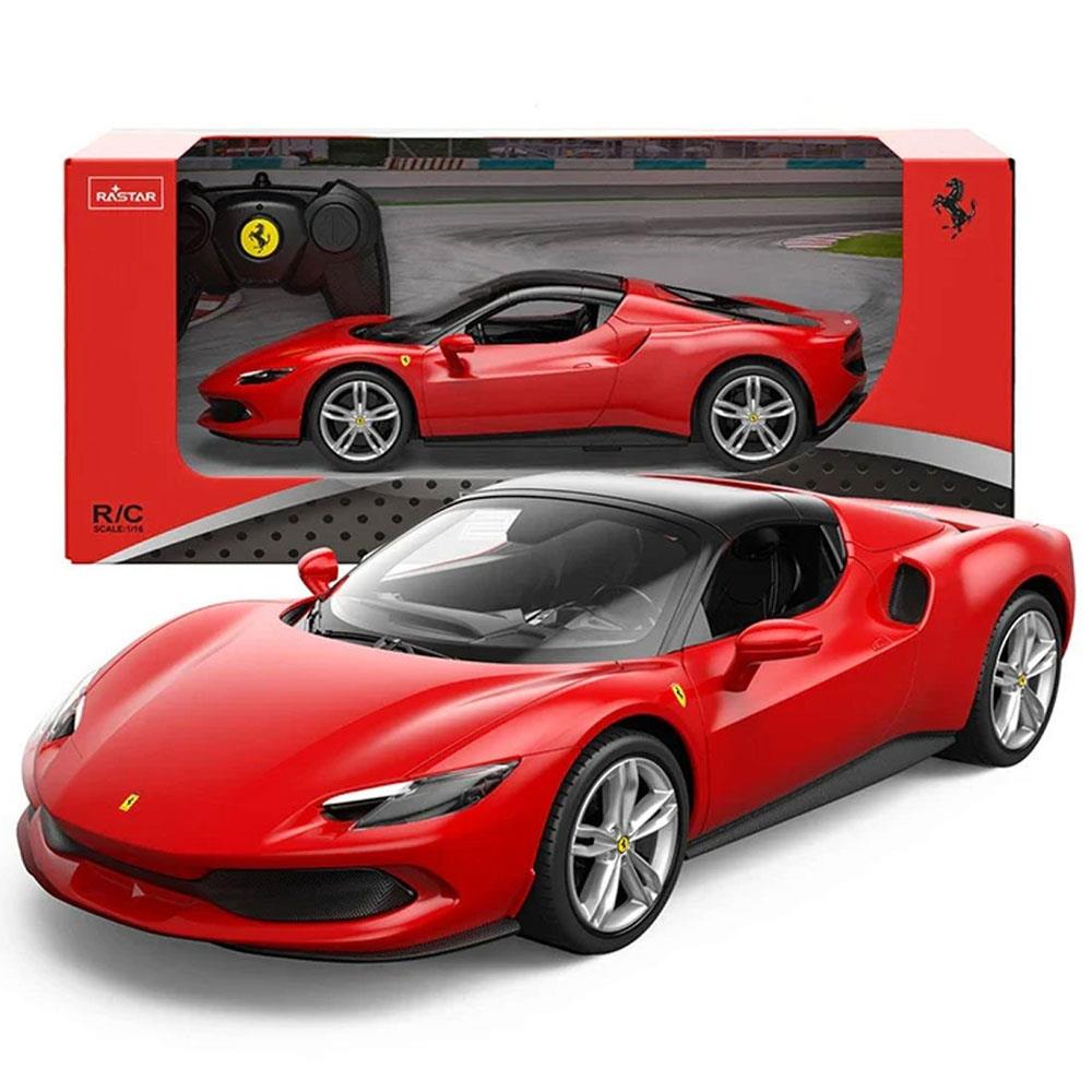 Sunman Oyuncak Ferrari 296 GTS Kırmızı 00094600 SUN-RAS-R/C 1/16