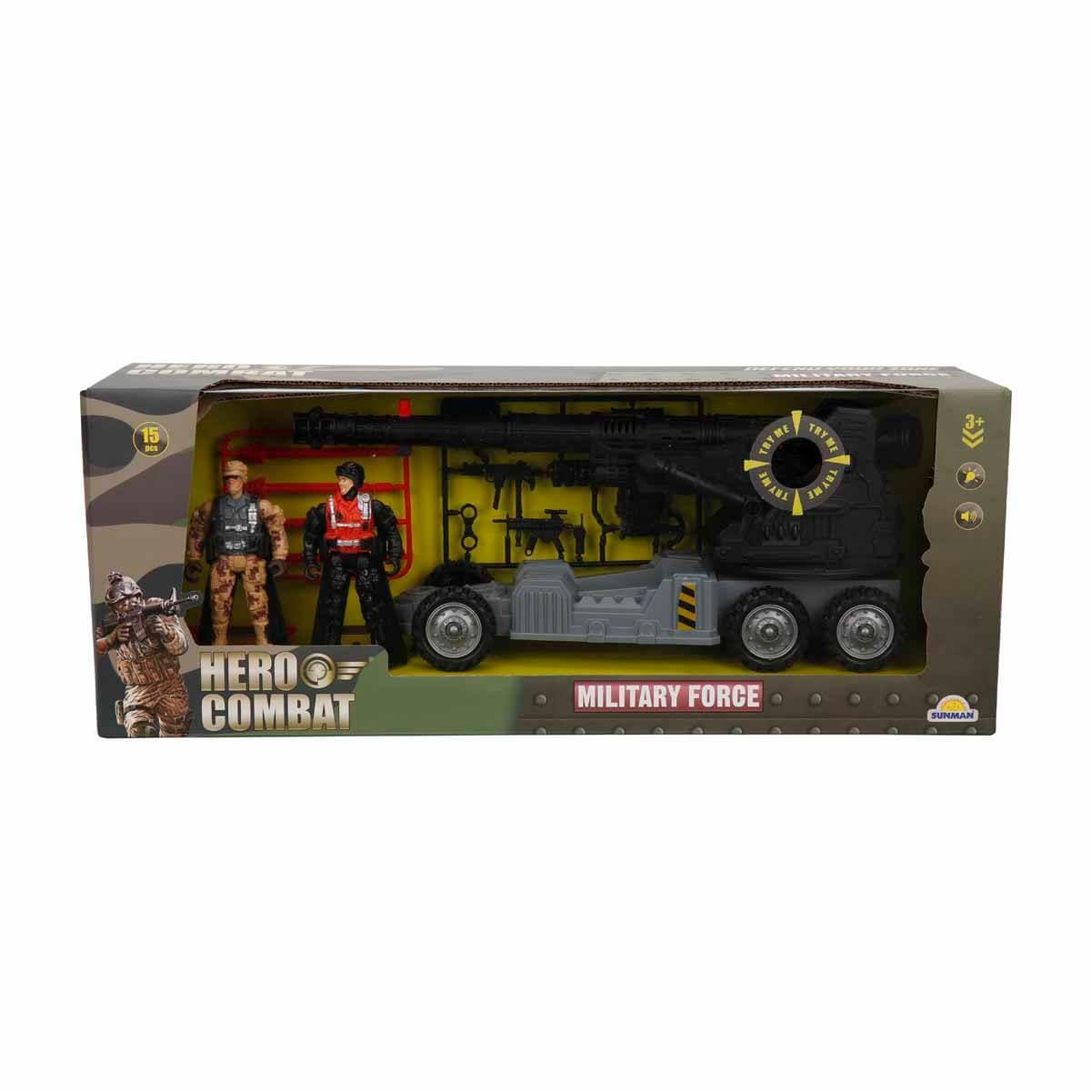 Sunman Oyuncak Hero Combat Roket Atar Sesli ve Işıklı Oyun Seti 01007231