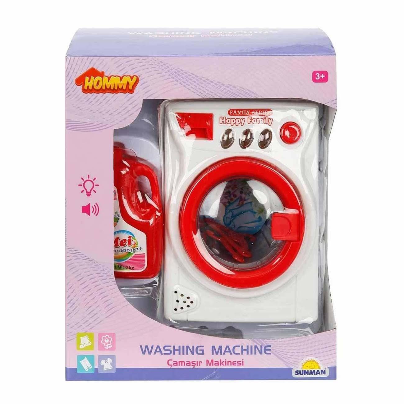 Sunman Oyuncak Hommy Sesli ve Işıklı Çamaşır Makinesi 00002734
