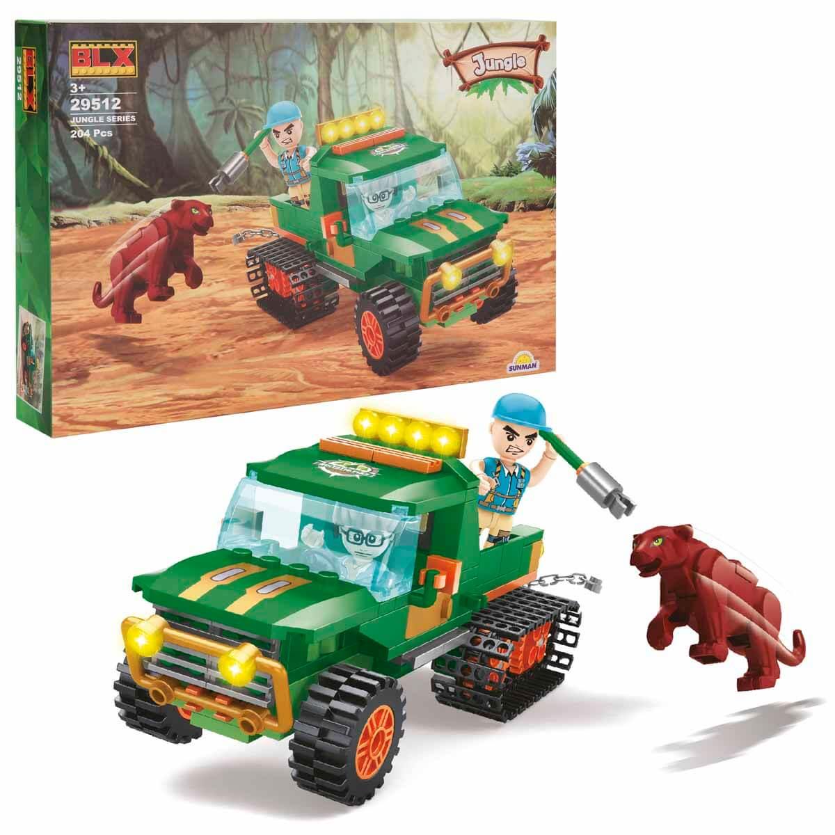 Sunman Oyuncak Jungle Arazi Aracı ve Hayvan Yakalama Oyun Seti 29512 01004418
