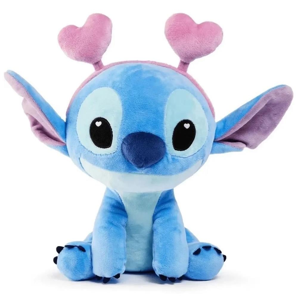 Sunman Oyuncak Kalp Kulaklıklı Stitch Peluş 25 cm 00000508