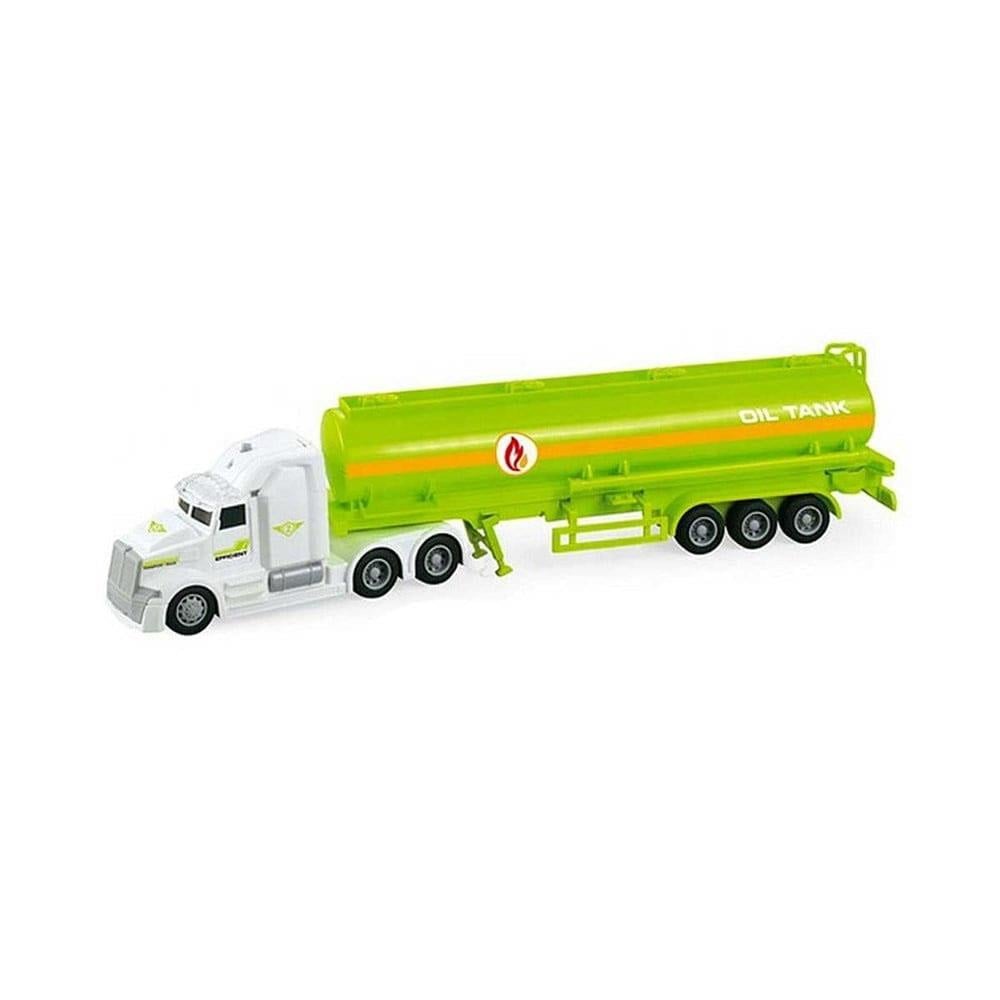 Sunman Oyuncak Maxx Wheels Sesli ve Işıklı Yakıt Tankeri Yeşil Tank 00002316