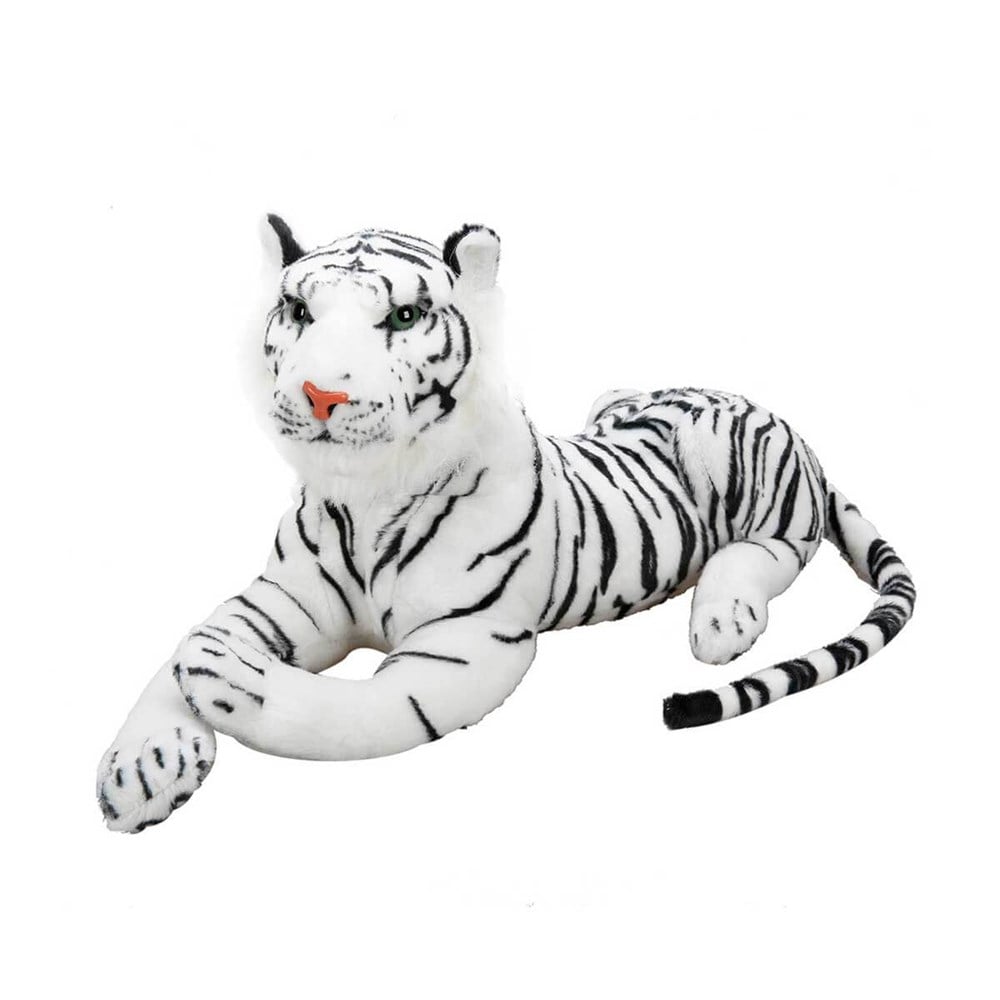 Sunman Oyuncak Peluş Beyaz Kaplan 90 cm 01398