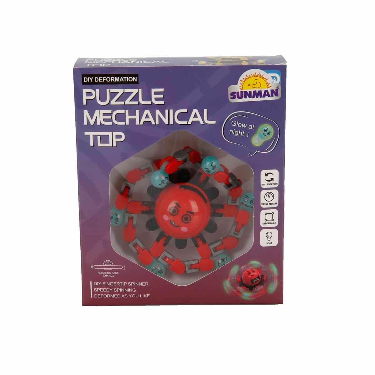 Sunman Oyuncak Puzzle Canavarlar Kırmızı 00003613 SUN-YFN-ZEKA