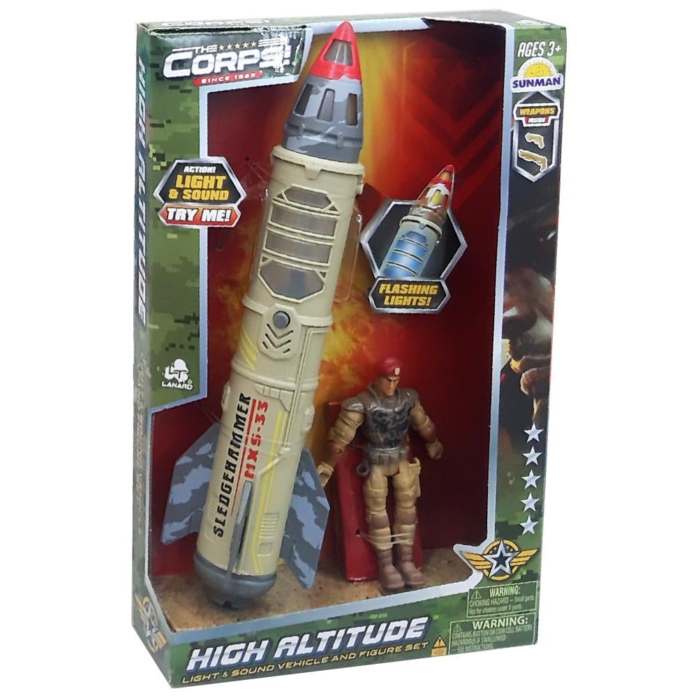 Sunman Oyuncak Sesli Işıklı Asker Oyun Seti The Corps High Altitude 00039434