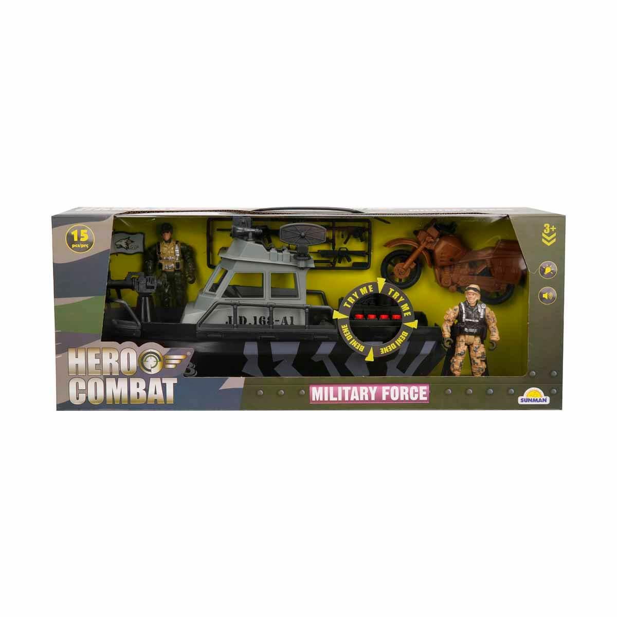 Sunman Oyuncak Sesli ve Işıklı Askeri Araç Seti 00007077